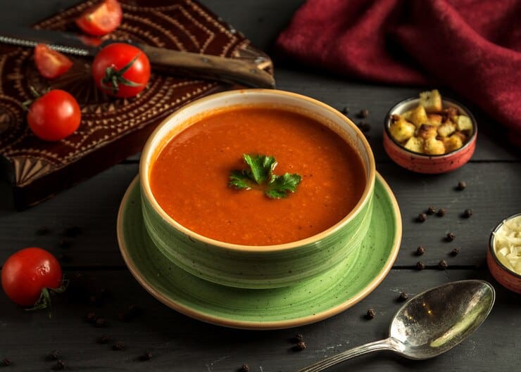 تصویر 3 از قیمت خرید سوپ نیمه اماده گوجه فرنگی + فروش ویژه